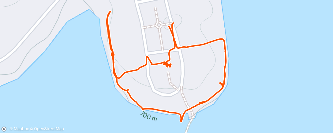 Map of the activity, Lunch Walk