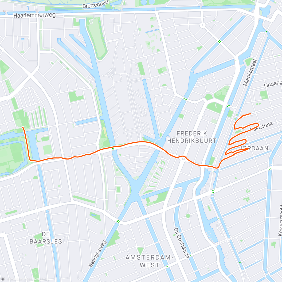 Mapa de la actividad, Operation find bike from kings day…