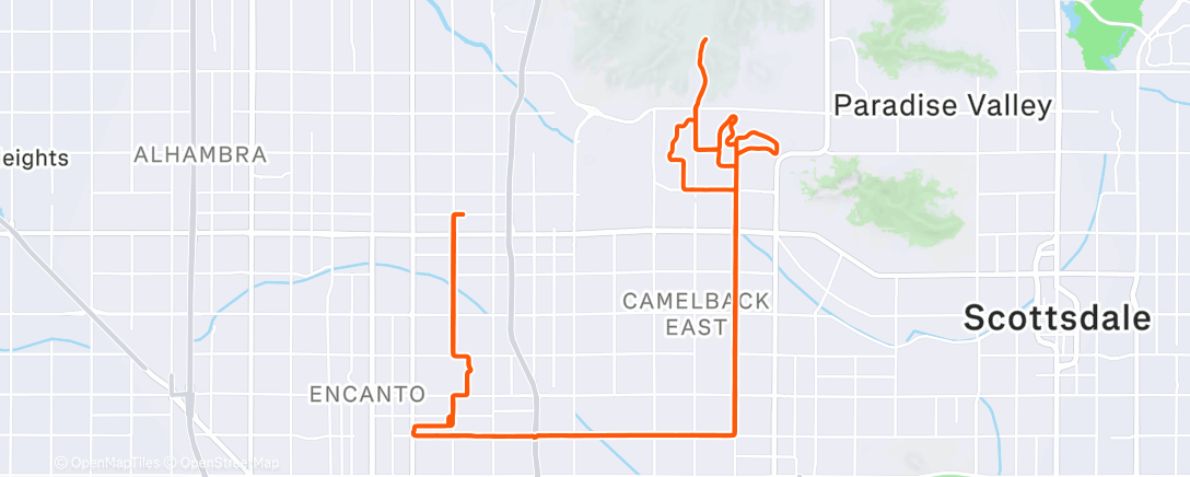 Map of the activity, Velo Christmas Eve 🎄