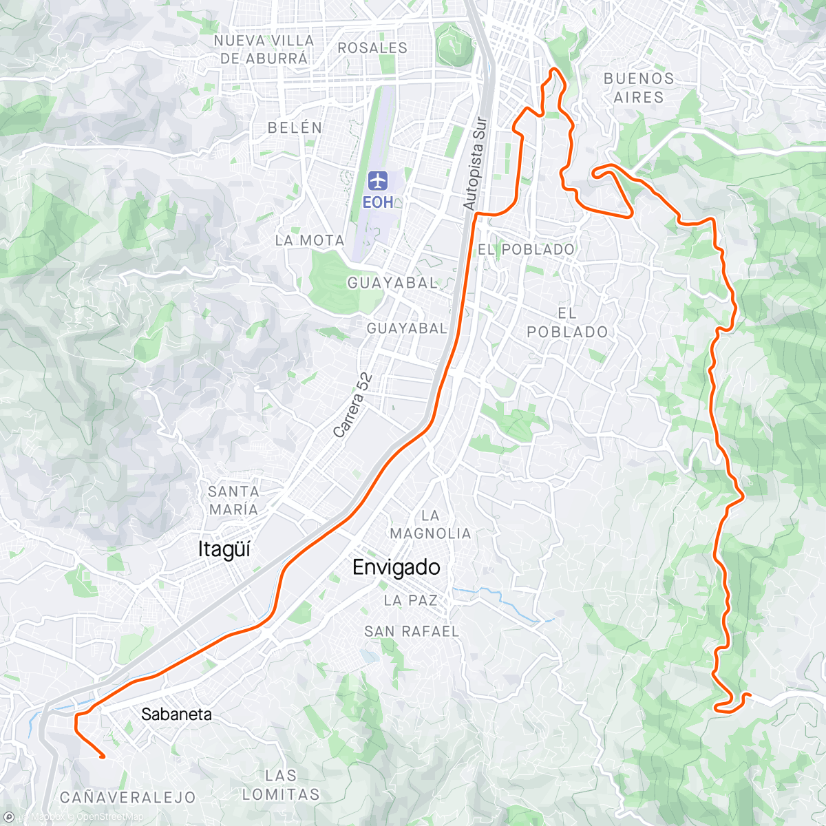 Mapa da atividade, Palmazo