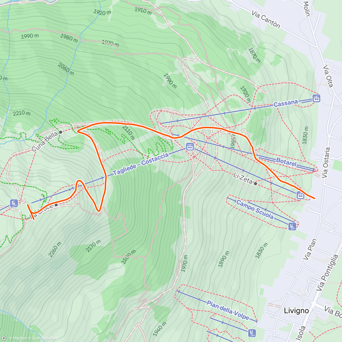 Mapa de la actividad (Vertical di Natale 🎅)