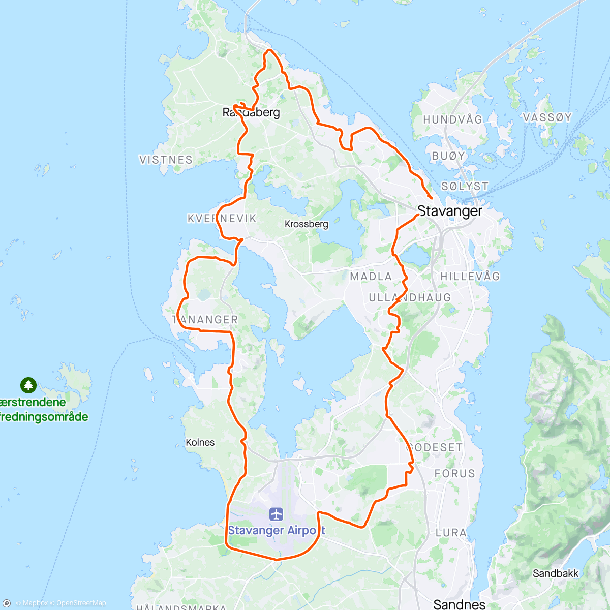 「Drøsetur med Fredrik 💊」活動的地圖