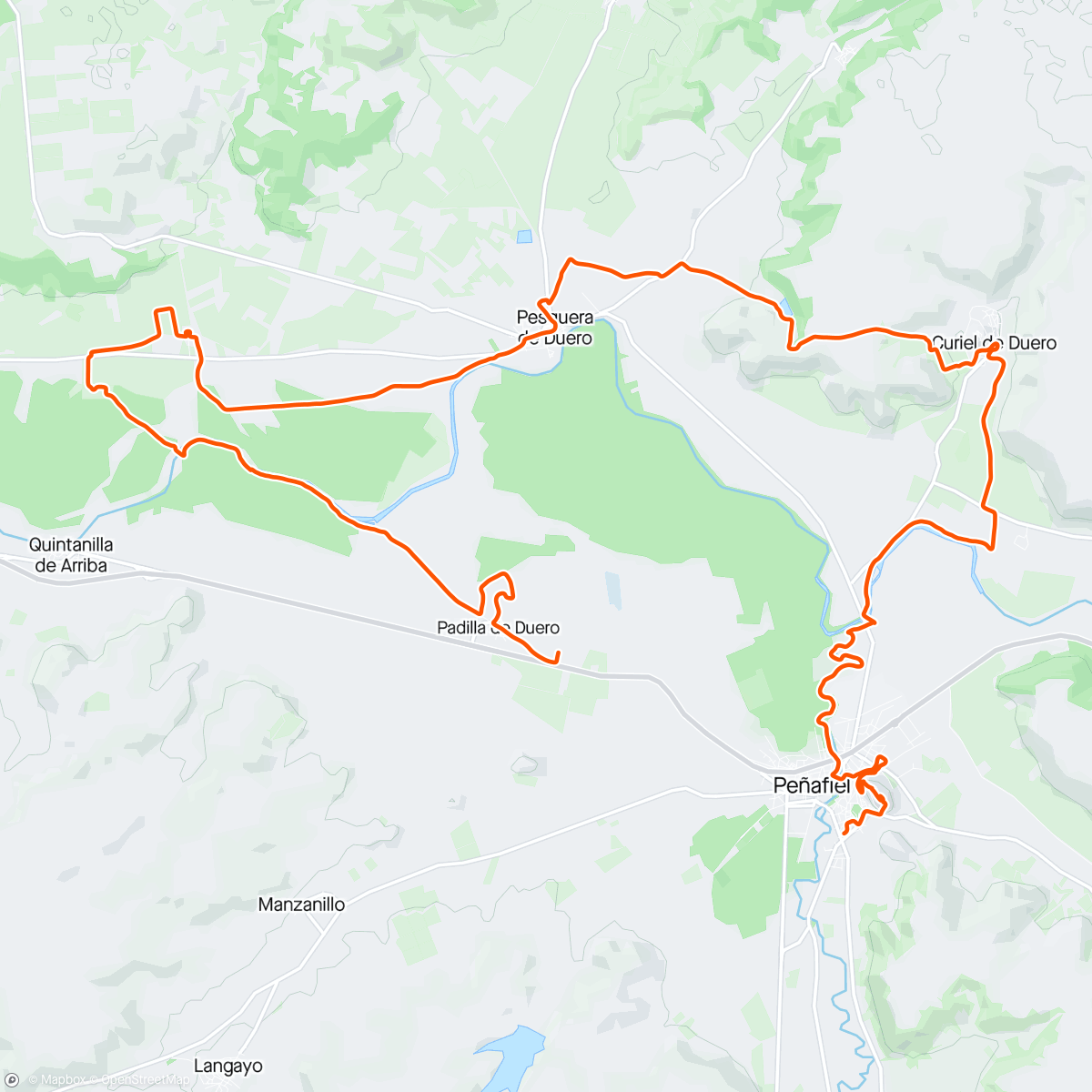 Mapa da atividade, Ribera Run Experience 3° absoluto