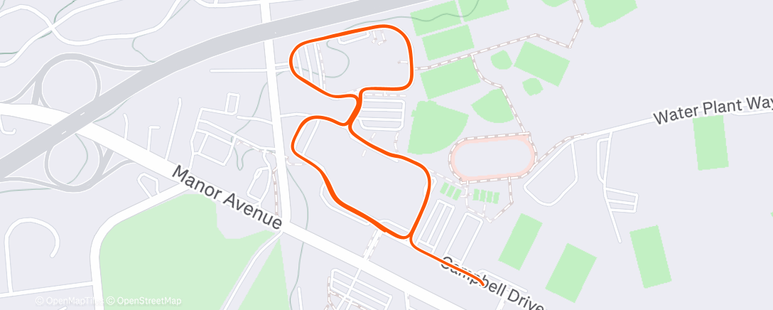 Map of the activity, Chester County turkey trot