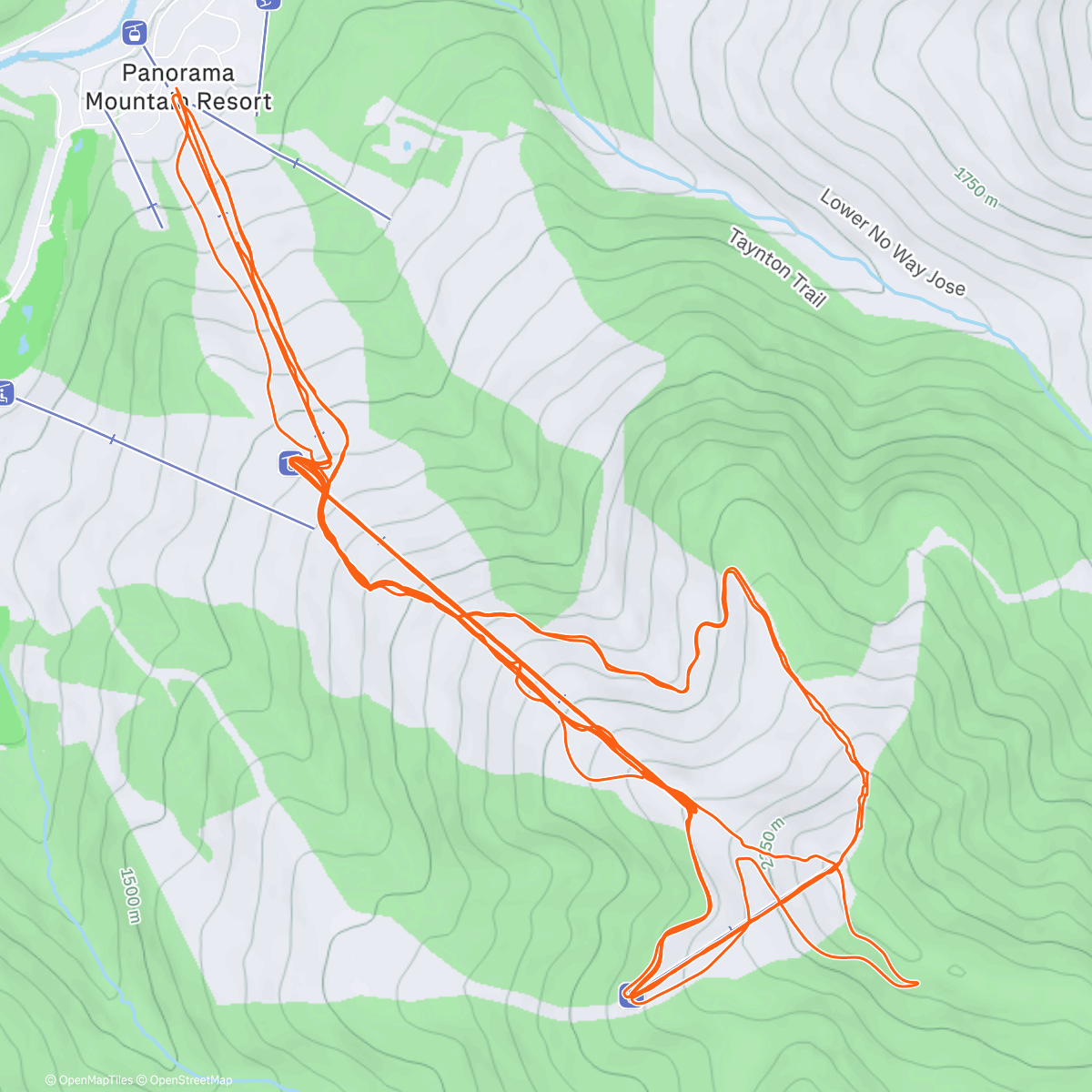 Map of the activity, Panorama 🎿❄️