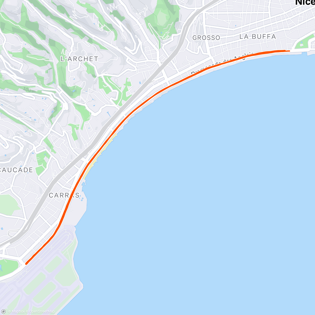 Carte de l'activité 10k Prom' Classic 33'18