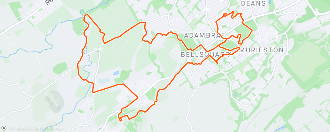 Map of the activity, Quick local ride