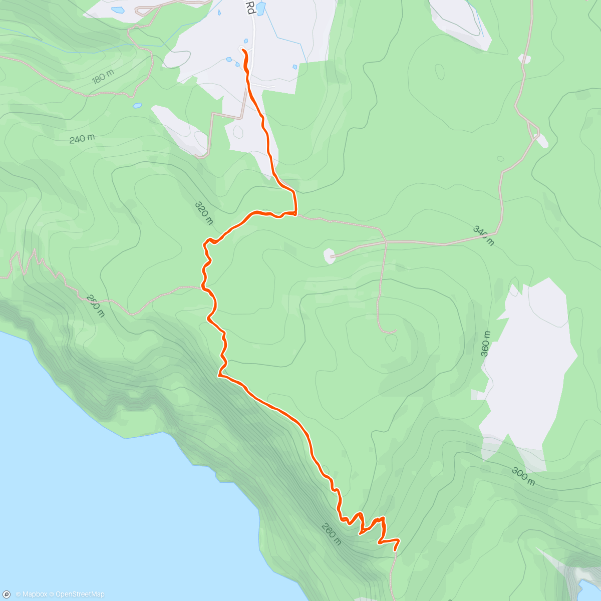 Map of the activity, Day 3: Cape Raoul