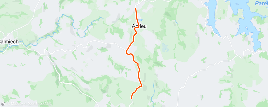 Carte de l'activité