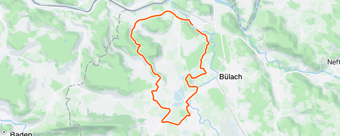 Map of the activity, Gravelride ums Haus