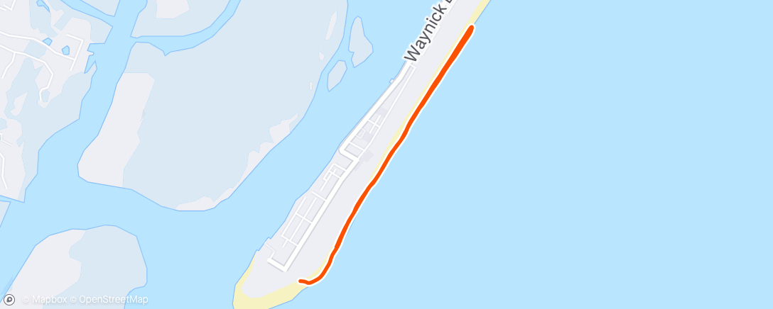 Map of the activity, Morning Walk