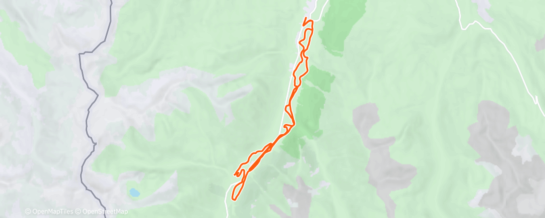 Map of the activity, Fahrt am Morgen