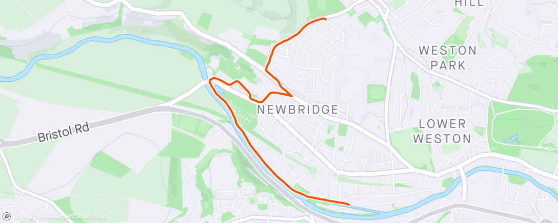 Map of the activity, 3km Continuous with Runna ✅