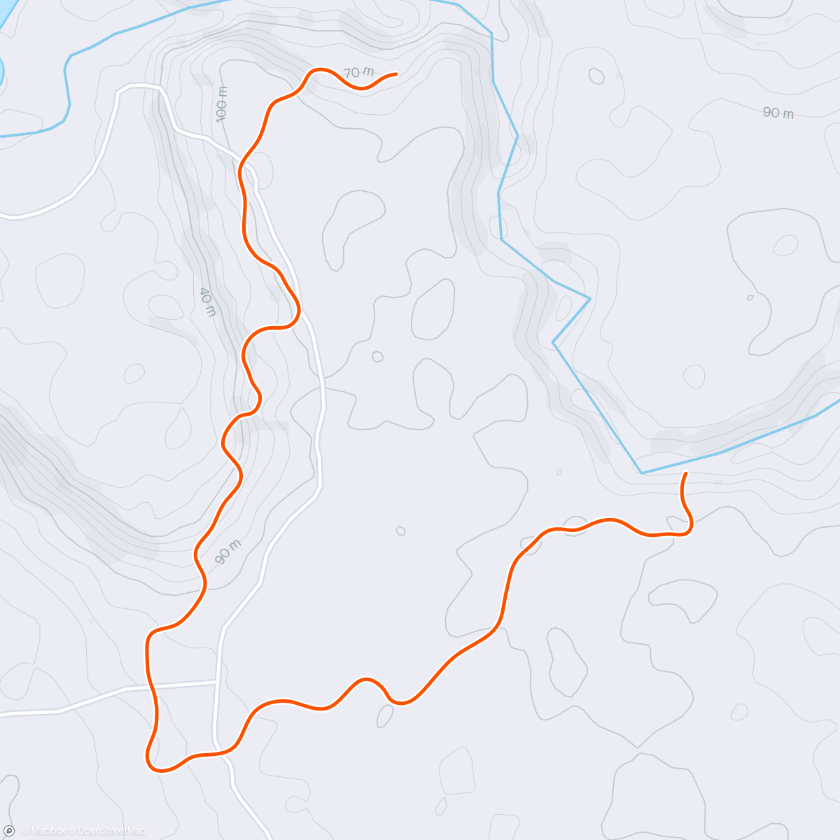 Map of the activity, Zwift - FTP Test (20 min) in Makuri Islands