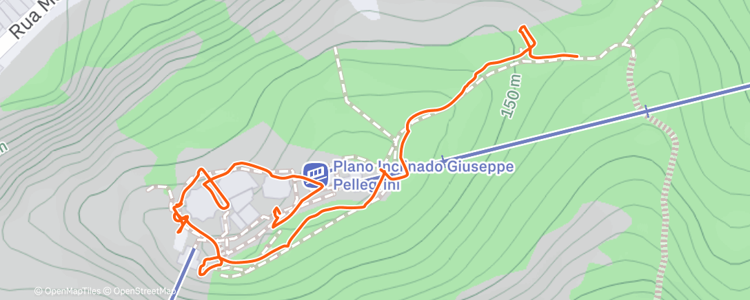 Карта физической активности (Trail le midi)