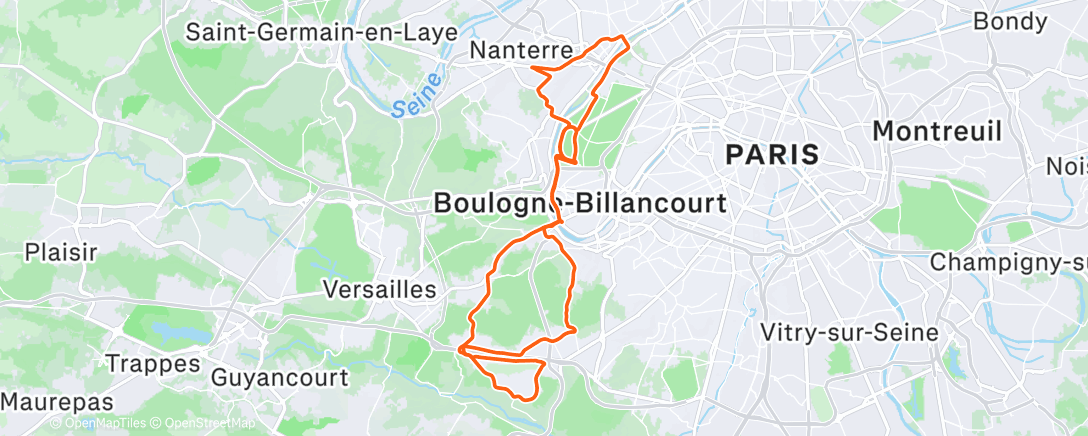 Карта физической активности ("Qu'est-ce-que j'fous là" Land 🥶)