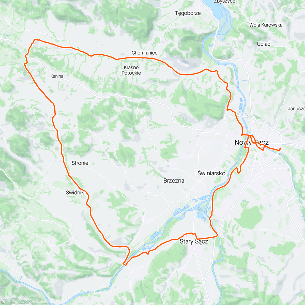 Map of the activity, 🚴‍♀️🚴‍♀️