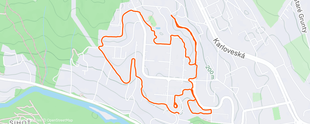 Карта физической активности (S Evkou kočíkovať Laylu 😍❤️❤️😍)