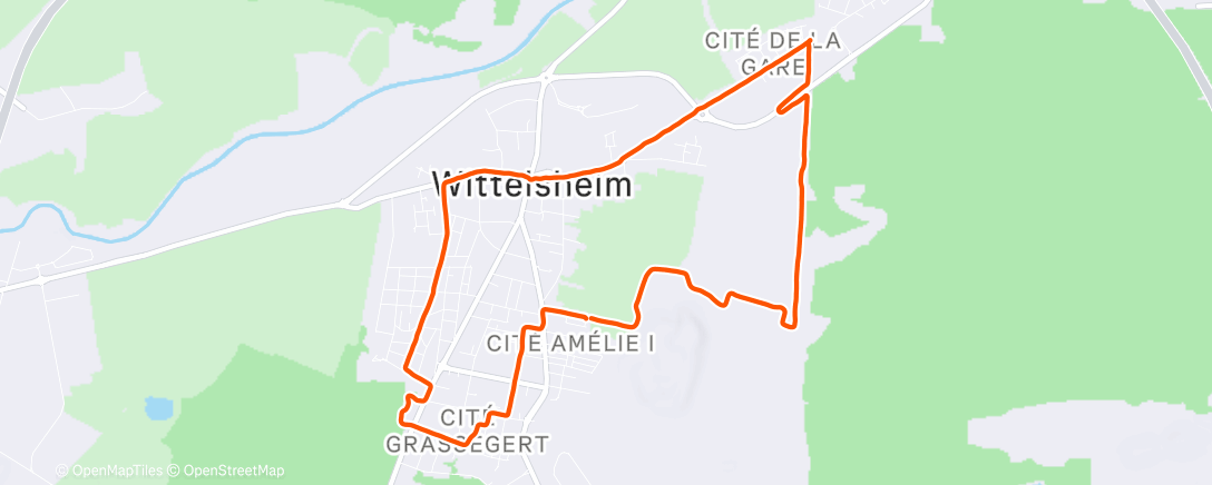 Карта физической активности (Sortie EF glacée 🥶)