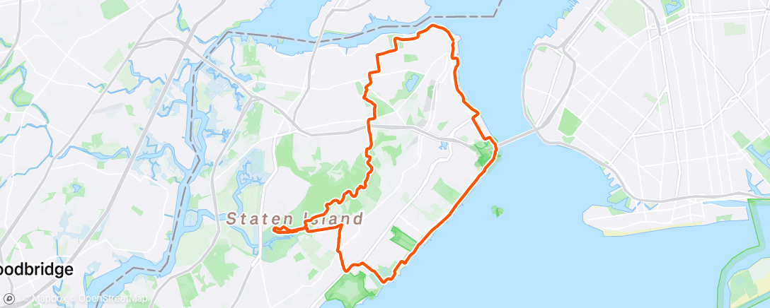 Map of the activity, Staten Island