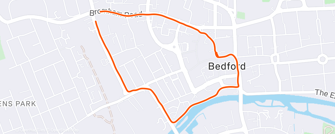 Map of the activity, Lunch Walk