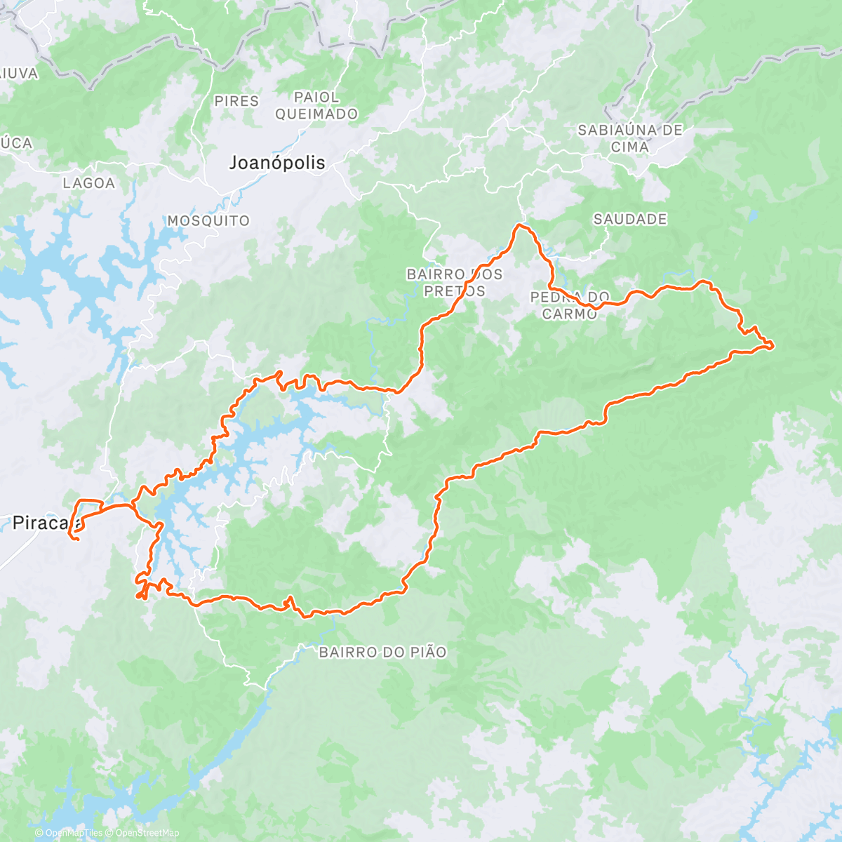 Map of the activity, Vale perdido 2025 com os bruto 💪💪