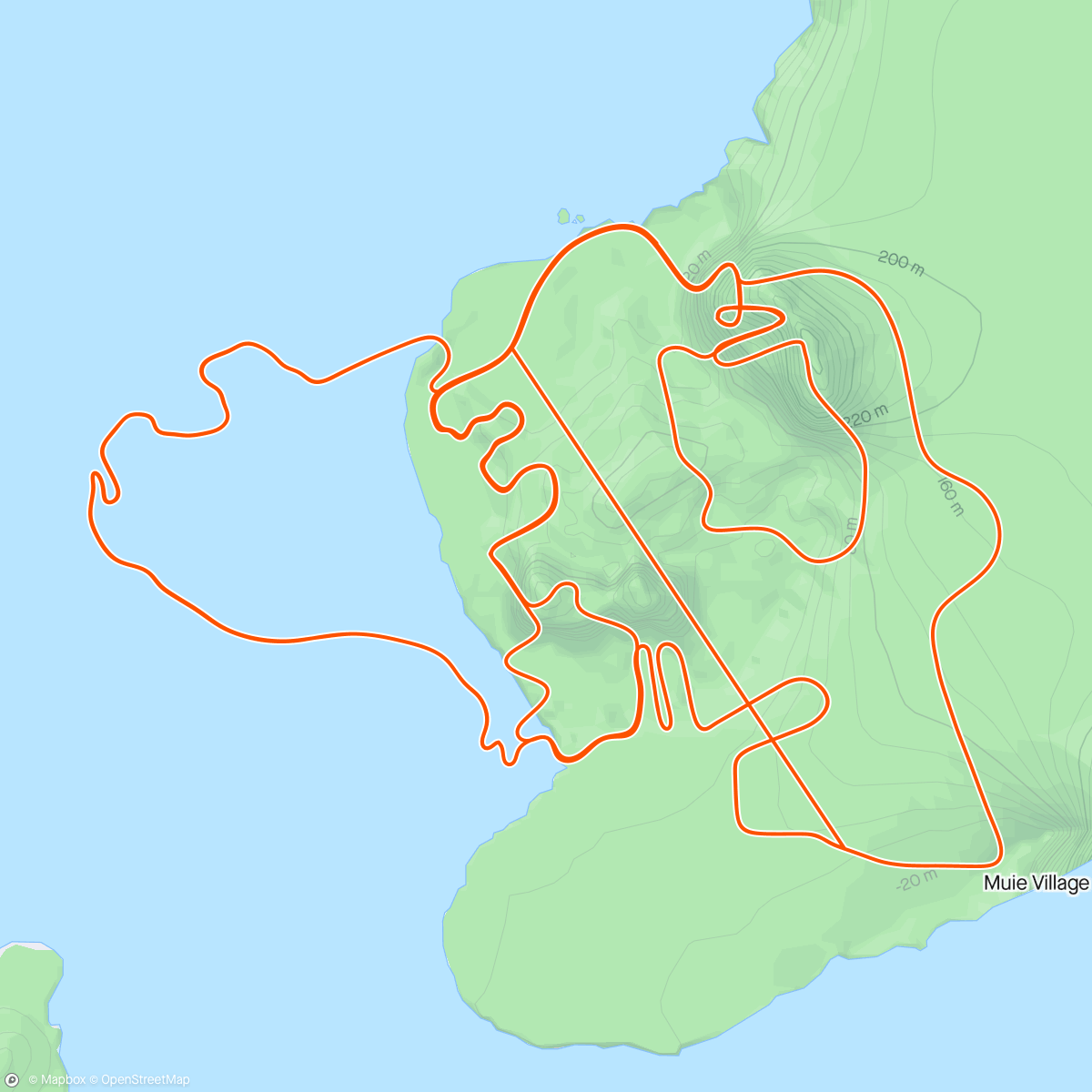 Map of the activity, Zwift. on Loop de Loop in Watopia