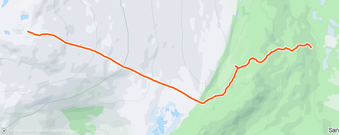 Karte der Aktivität „Lunch Backcountry Ski”