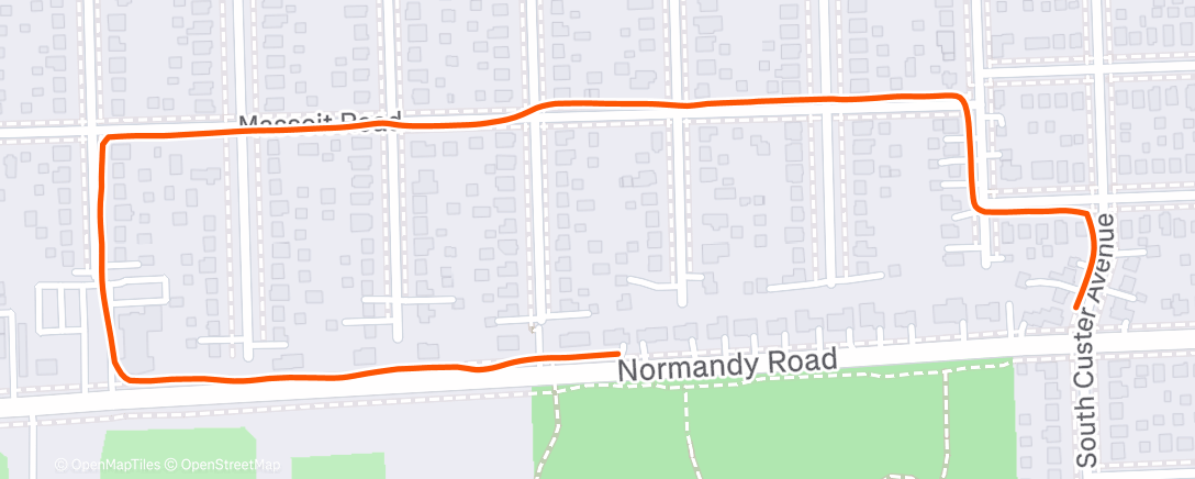 Map of the activity, Lunch Walk