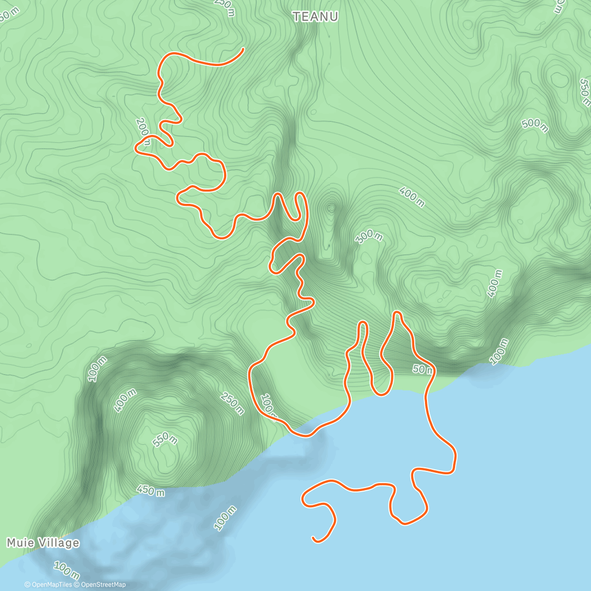 Mappa dell'attività Zwift 🏃🏼‍♀️- Canopies and Coastlines in Watopia