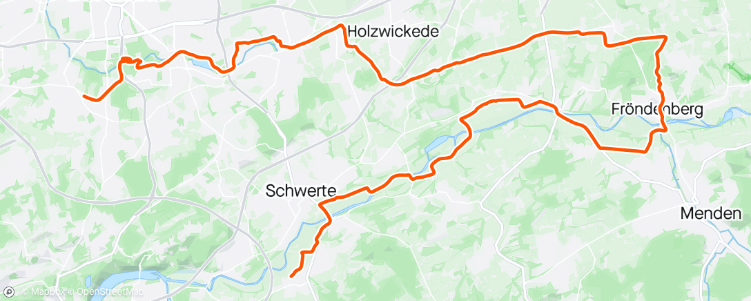 Mapa de la actividad, ARA Ruhrgebiet Abschlussfahrt 2024