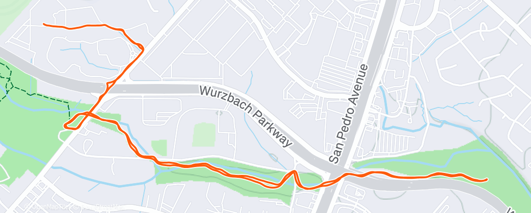 Карта физической активности (Afternoon Run)