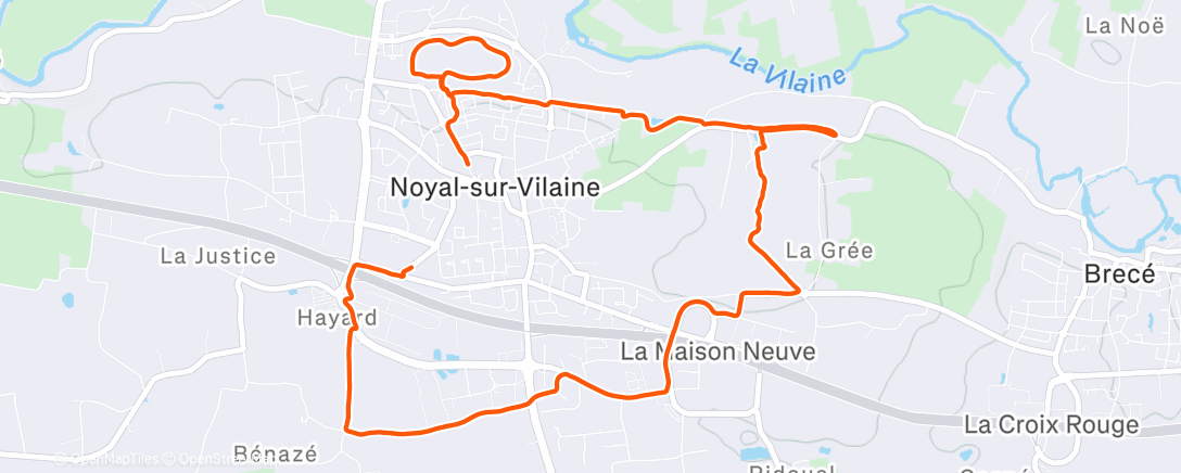 Map of the activity, Toute première sortie de l'année à -6 😁 bonne année 😘