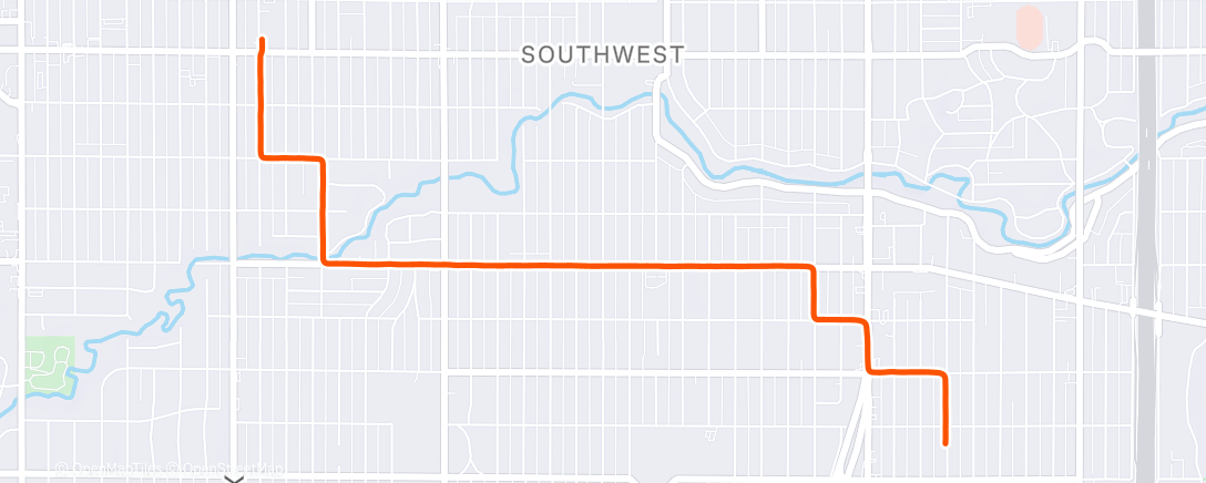 Map of the activity, Morning Ride