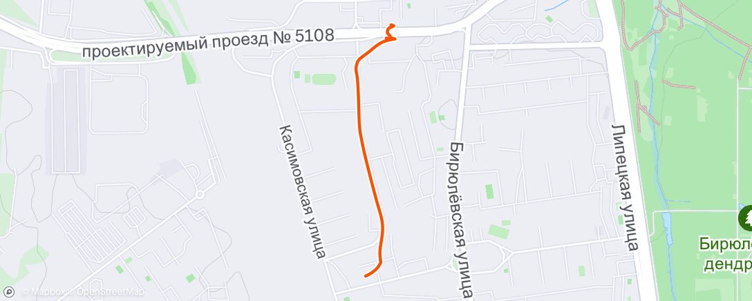 Map of the activity, Afternoon Ride