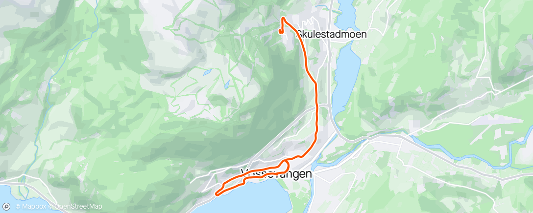 Map of the activity, Cool down Norway 1