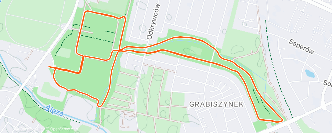 Карта физической активности (Lunch Run)