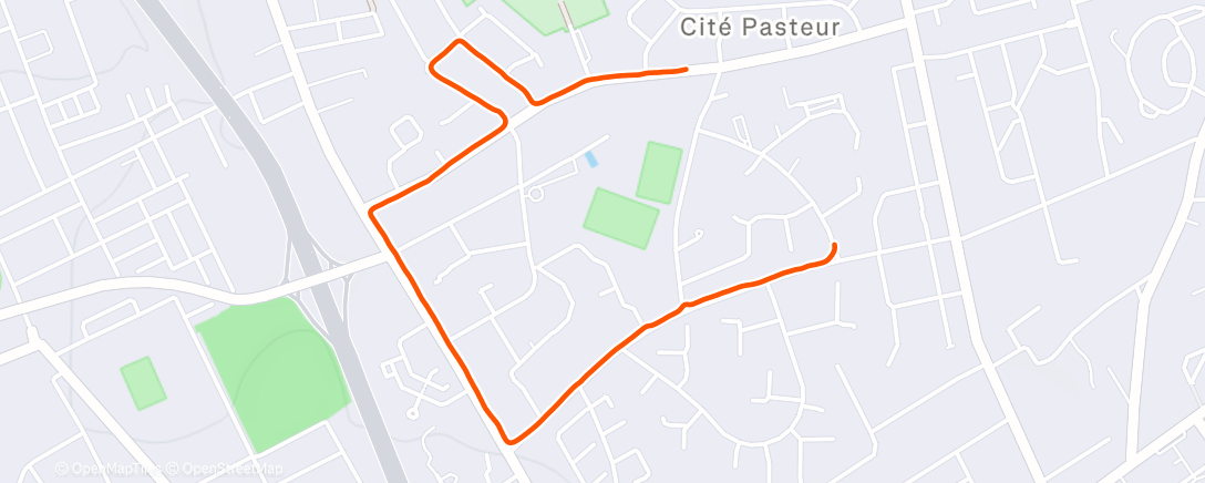 Map of the activity, EF