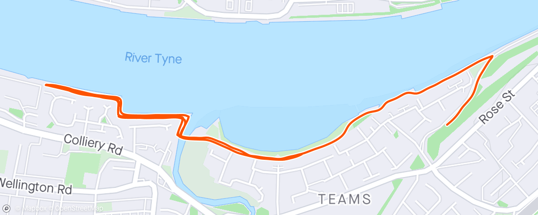 Map of the activity, 4km Easy Run with Runna ✅
