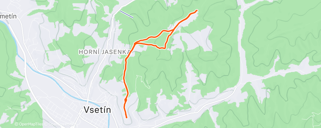 Map of the activity, Pred odjezdem