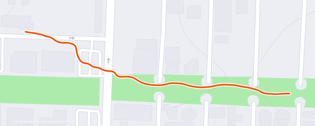 Map of the activity, Caminhada matinal