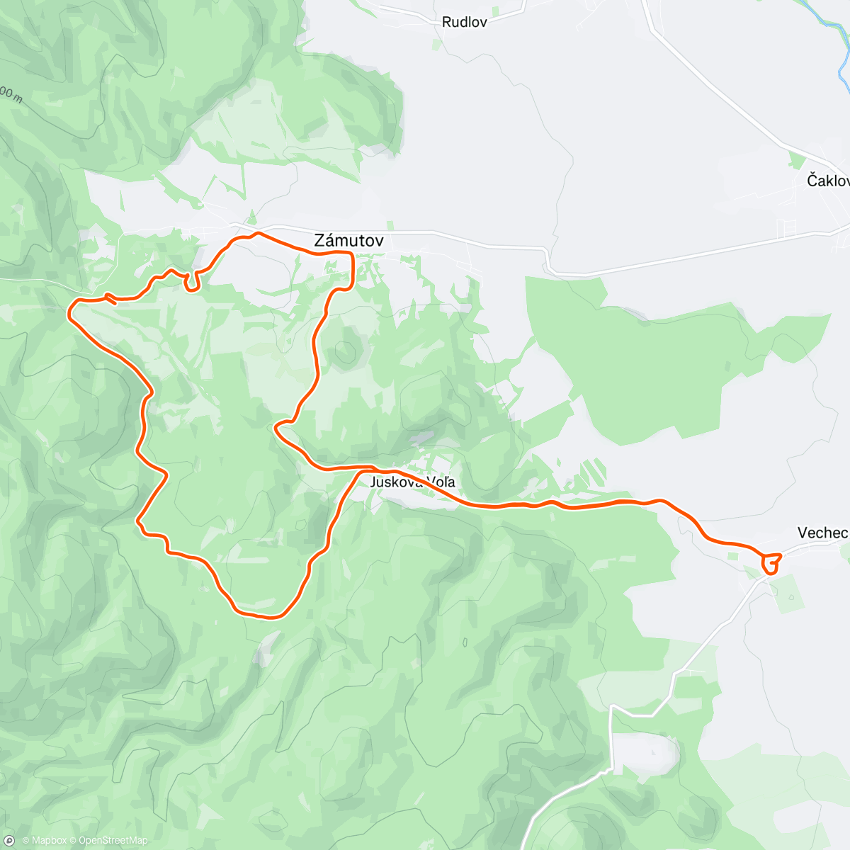 Map of the activity, Zamutov s Katkou