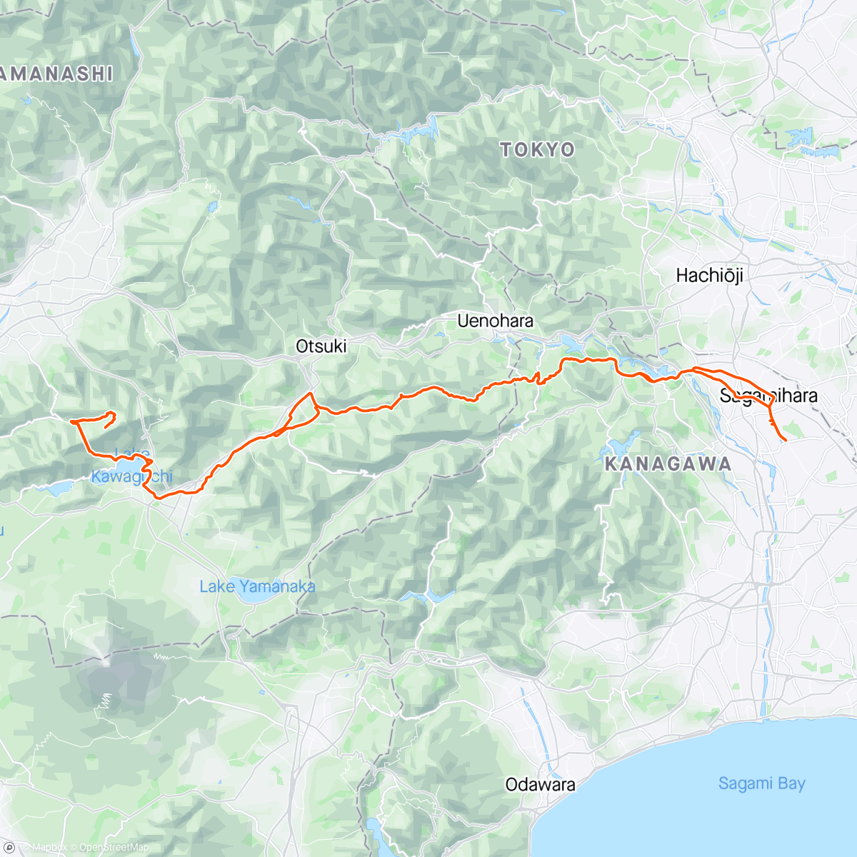 Mapa da atividade, 富士ツインテラス