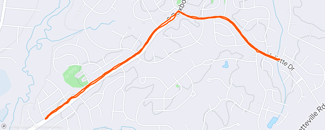 Map of the activity, Walk