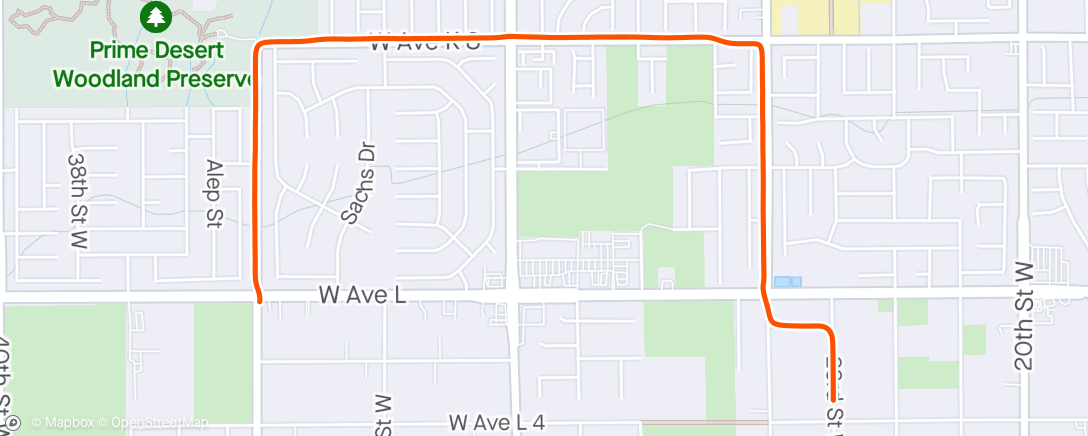 Carte de l'activité Morning Walk - My finished run 😉