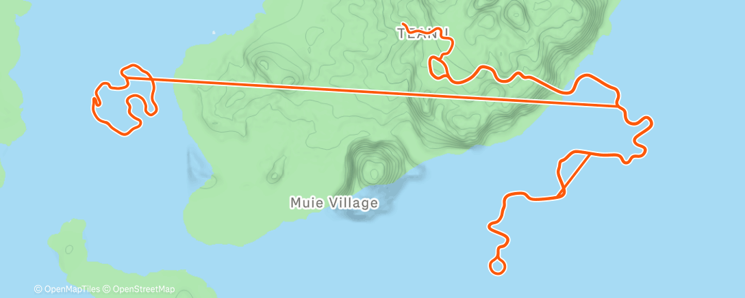 Карта физической активности (Zwift - Group Ride: DIRT 505 Monday Endurance Ride)