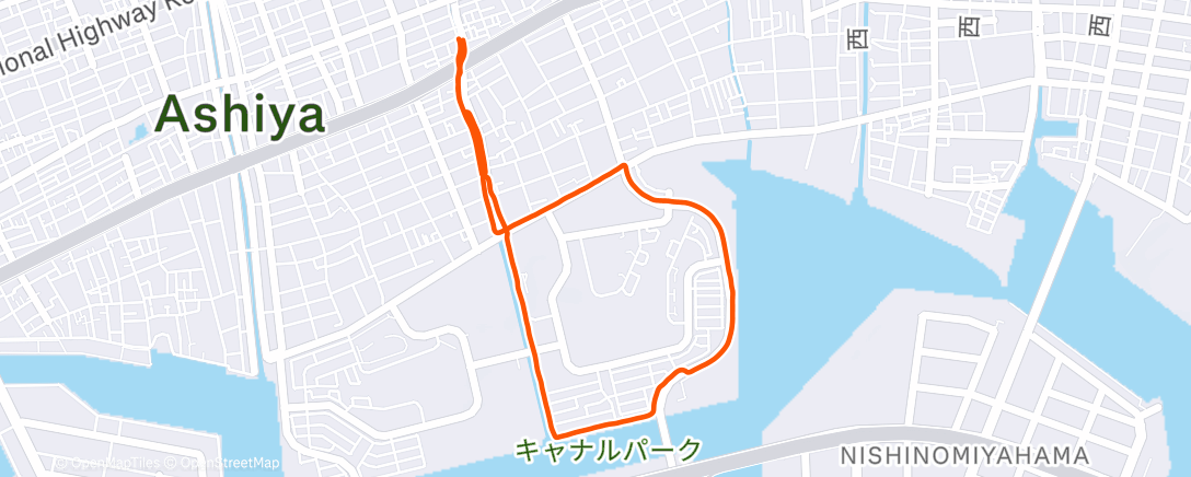 Map of the activity, 朝！
