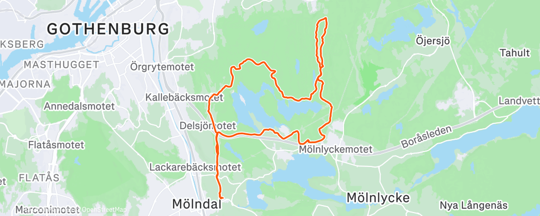 Map of the activity, Genomfruset i Delsjön 🧊
