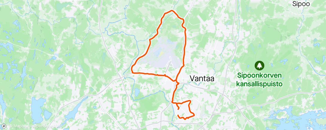 「Vappu Ride」活動的地圖
