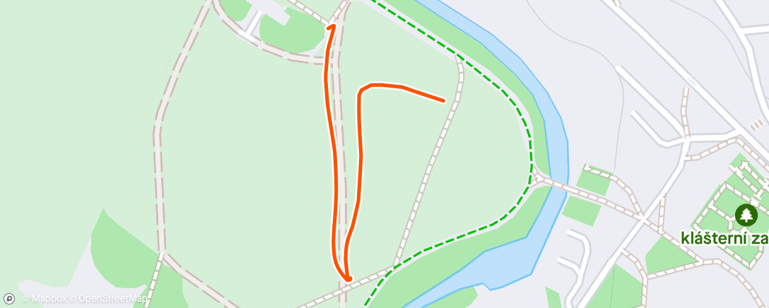 Map of the activity, Morning Run